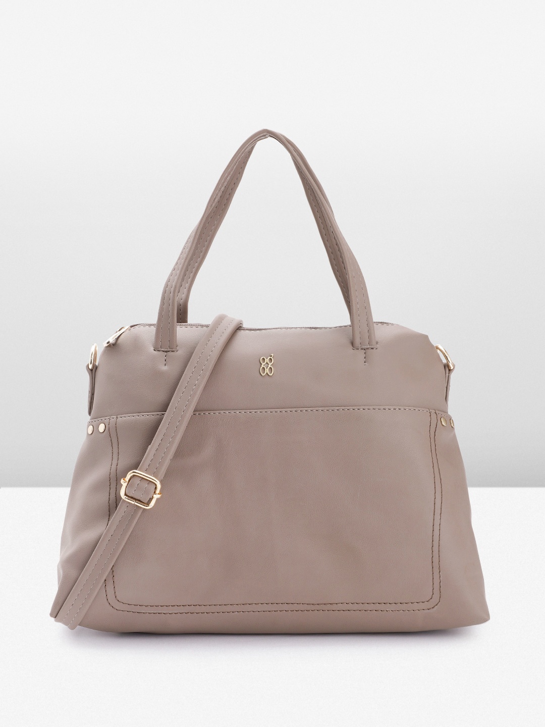 

Baggit Women Solid Handheld Bag, Beige
