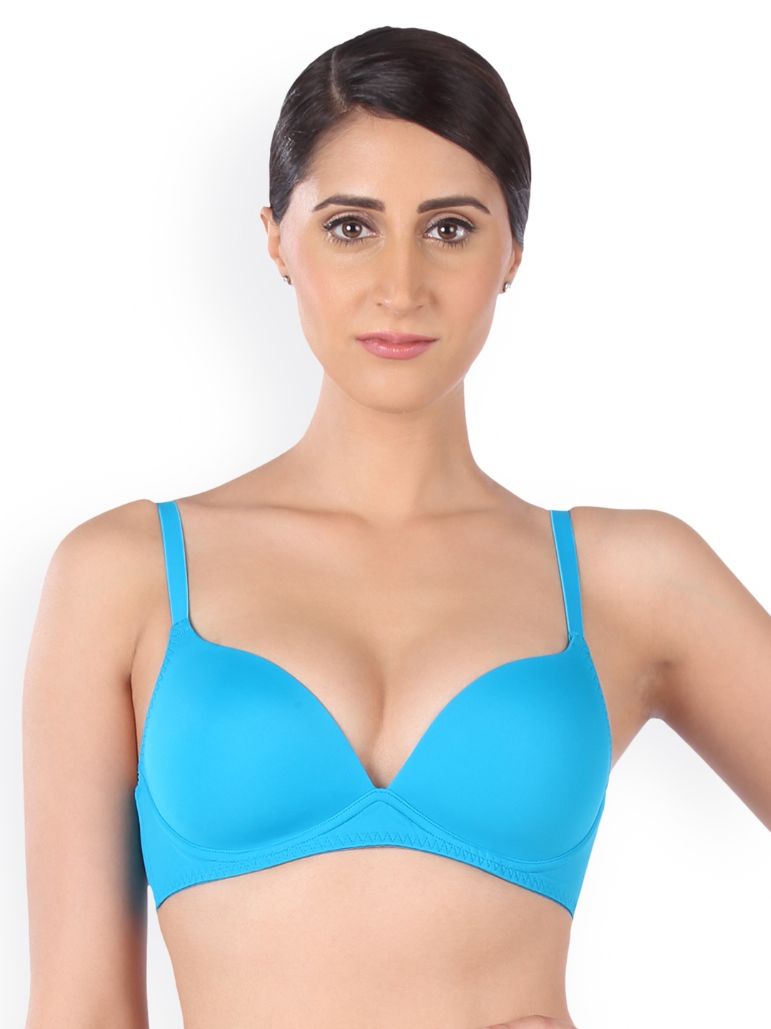 

Triumph T-Shirt Bra 77 Invisible Padded Wireless Seamless Everyday Bra, Blue