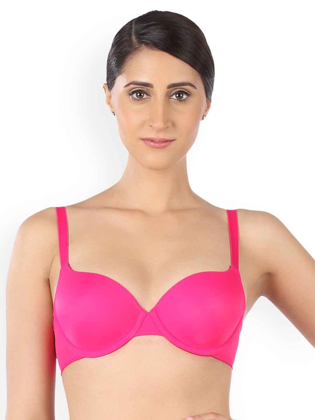 

Triumph T-Shirt Bra 77 Wired Padded Seamless Everyday Bra, Pink