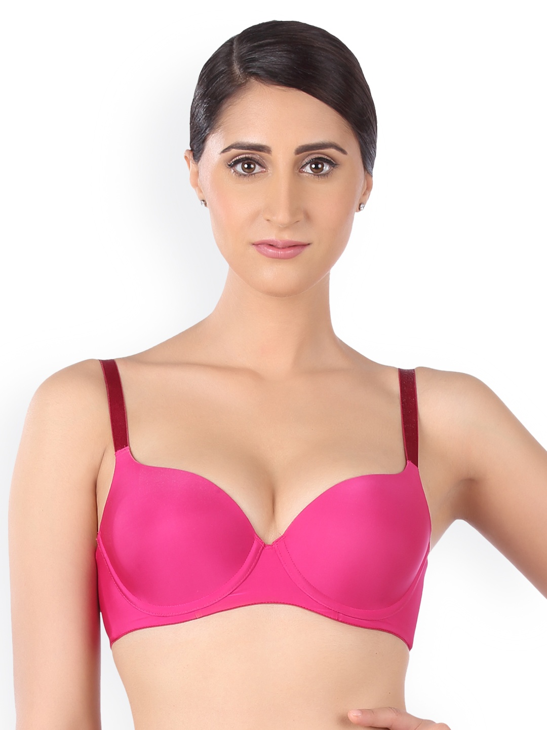 

Triumph T-Shirt Bra 60 Wired Padded Body Make-Up Series Seamless Everyday Bra, Pink