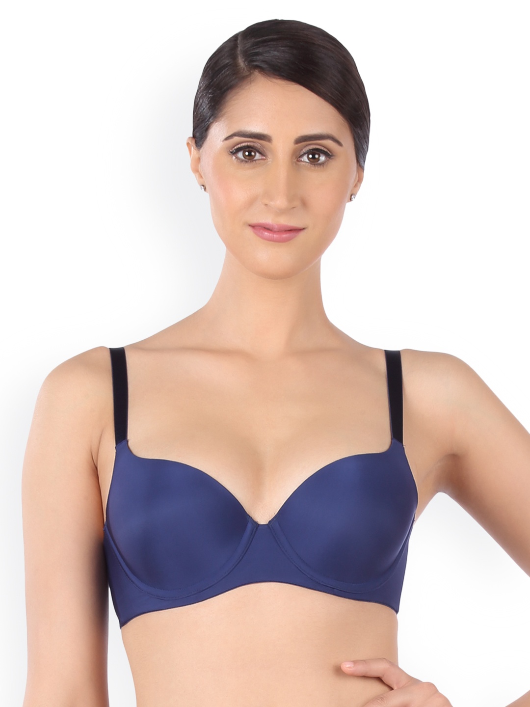 

Triumph T-Shirt Bra 60 Wired Padded Body Make-Up Series Seamless Everyday Bra, Blue