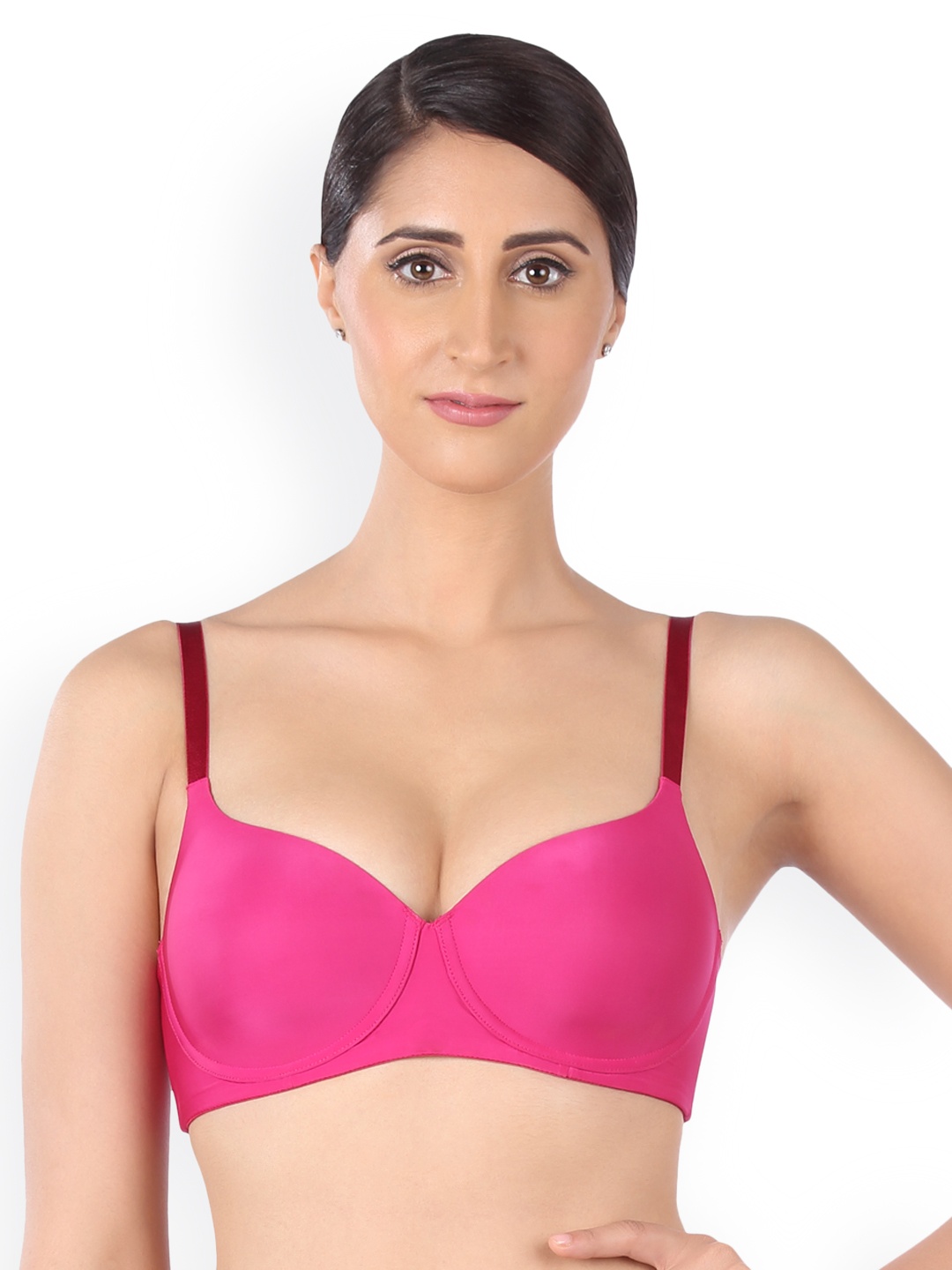 

Triumph T-Shirt Bra 60 Invisible Padded Wireless Body Make-Up Series Seamless Everyday Bra, Pink