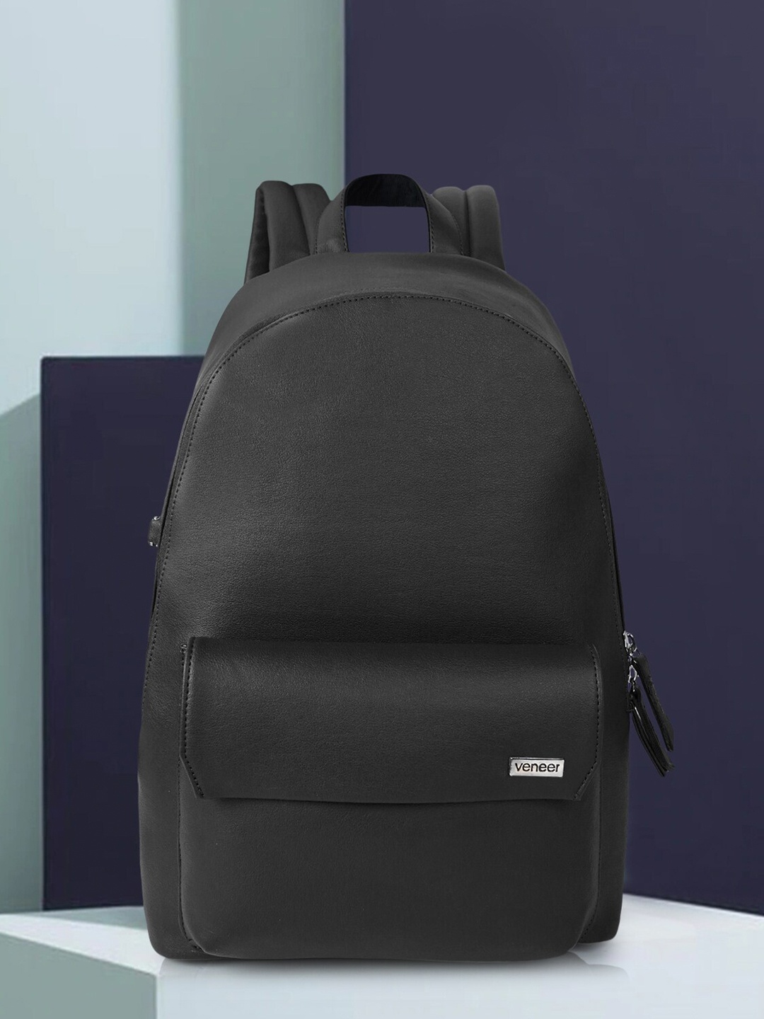 

Veneer Water Resistance Medium Backpack, Black