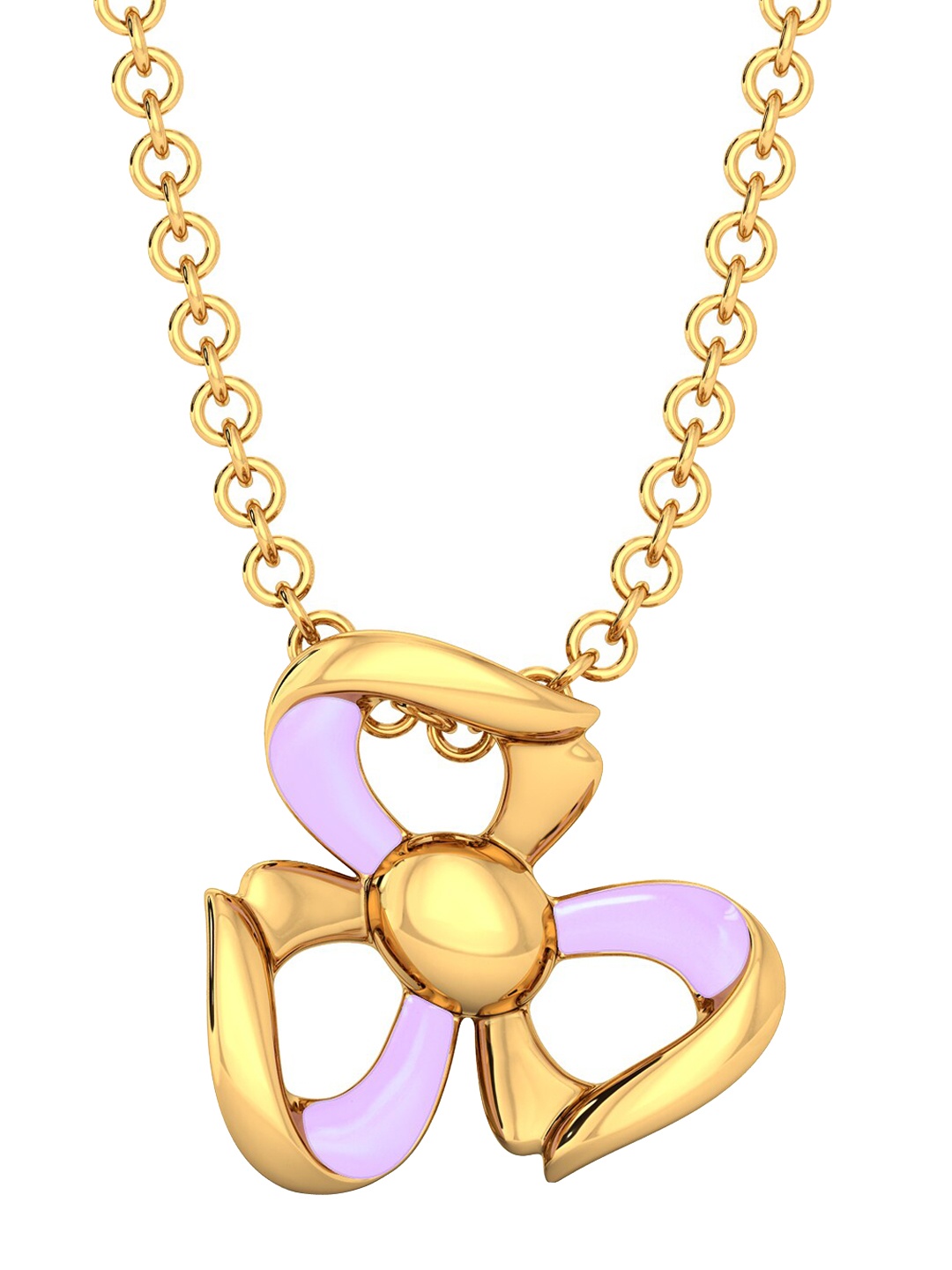 

MELORRA Prim & Purple 18KT Gold Pendant