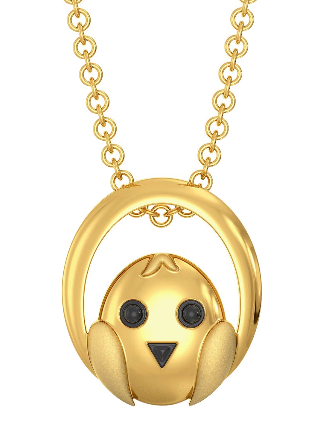 

MELORRA Cuckoo Canvas 18KT Gold Pendant, Yellow