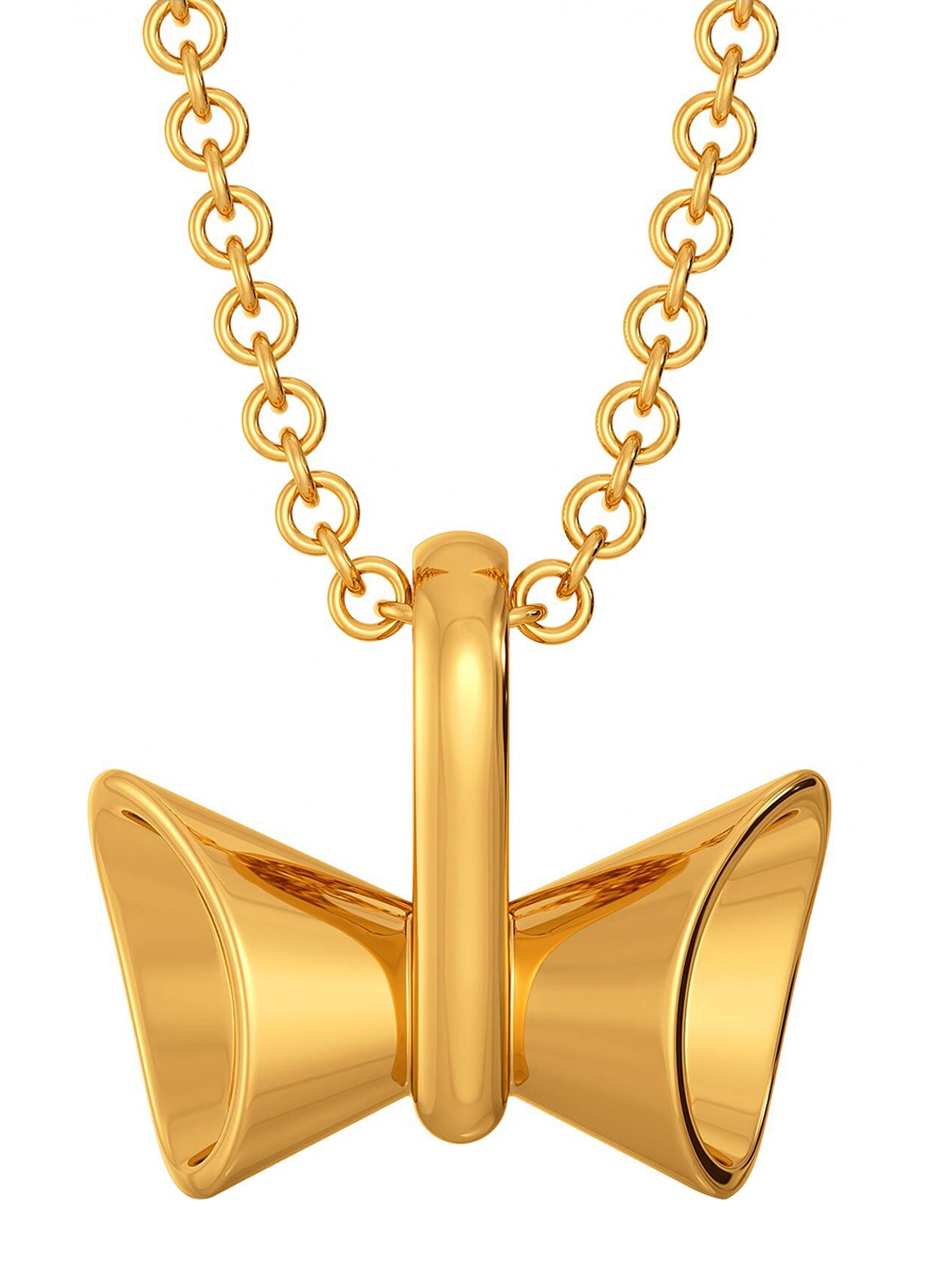 

MELORRA Wayward Bows 18KT Gold Bow Shaped Pendant