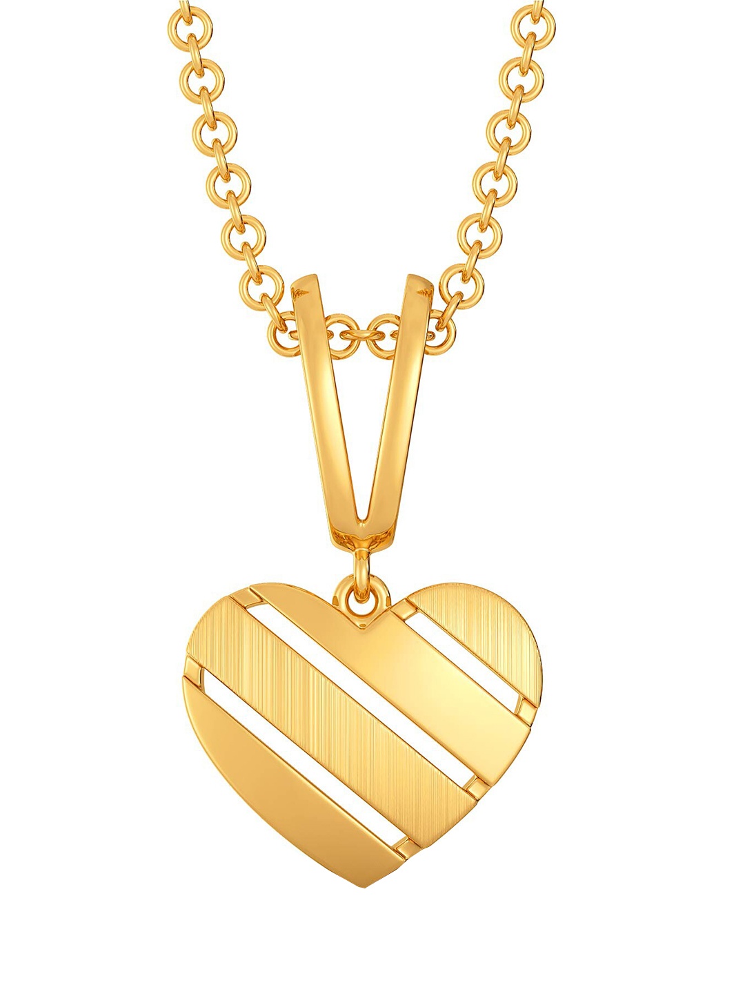 

MELORRA Amour Minimal 18KT Gold Pendant, Yellow