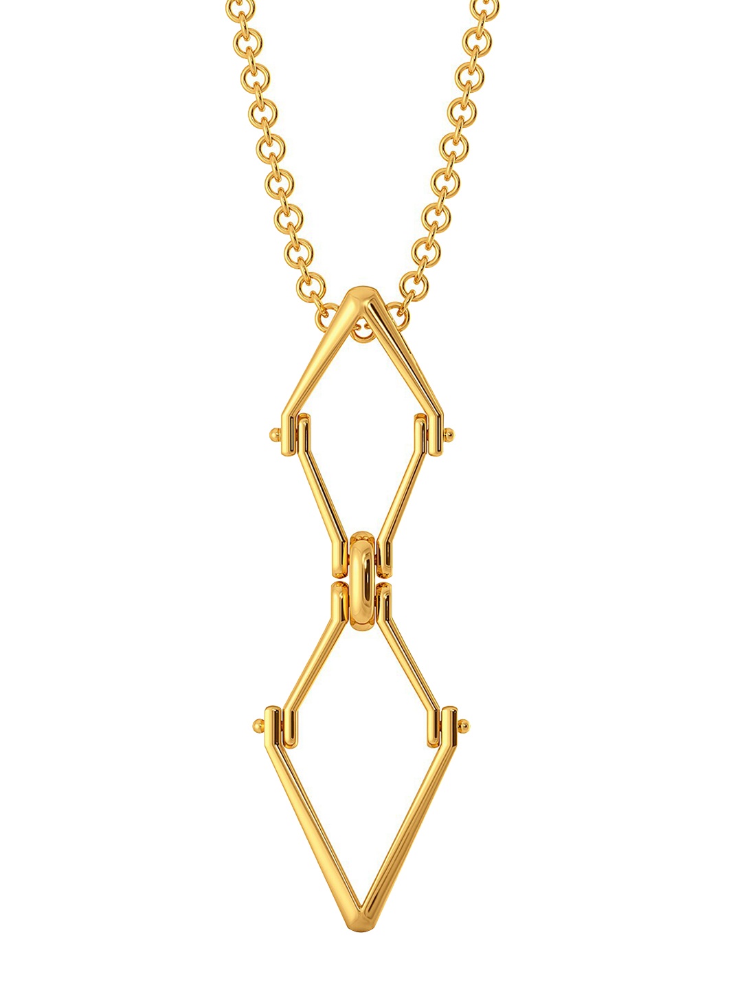 

MELORRA Hippie Net 18KT Gold Pendant
