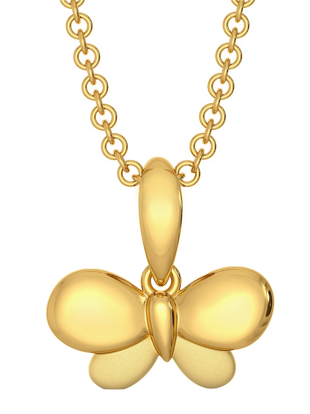 

MELORRA Flitter Flutter 18KT Gold Butterfly Shaped Pendant