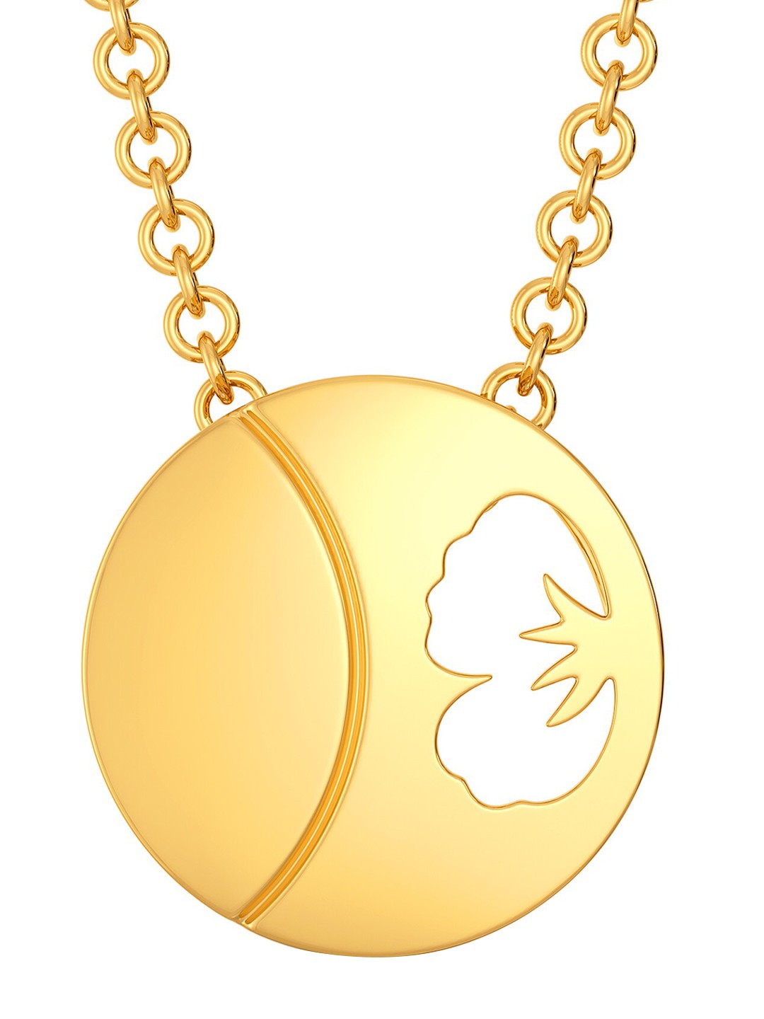 

MELORRA Scarf Dressing 18KT Gold Pendant