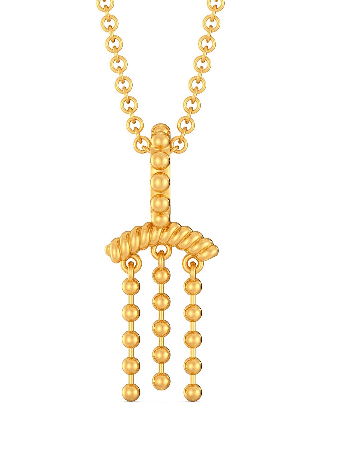 

MELORRA Flick A Fringe 18KT Gold Pendant