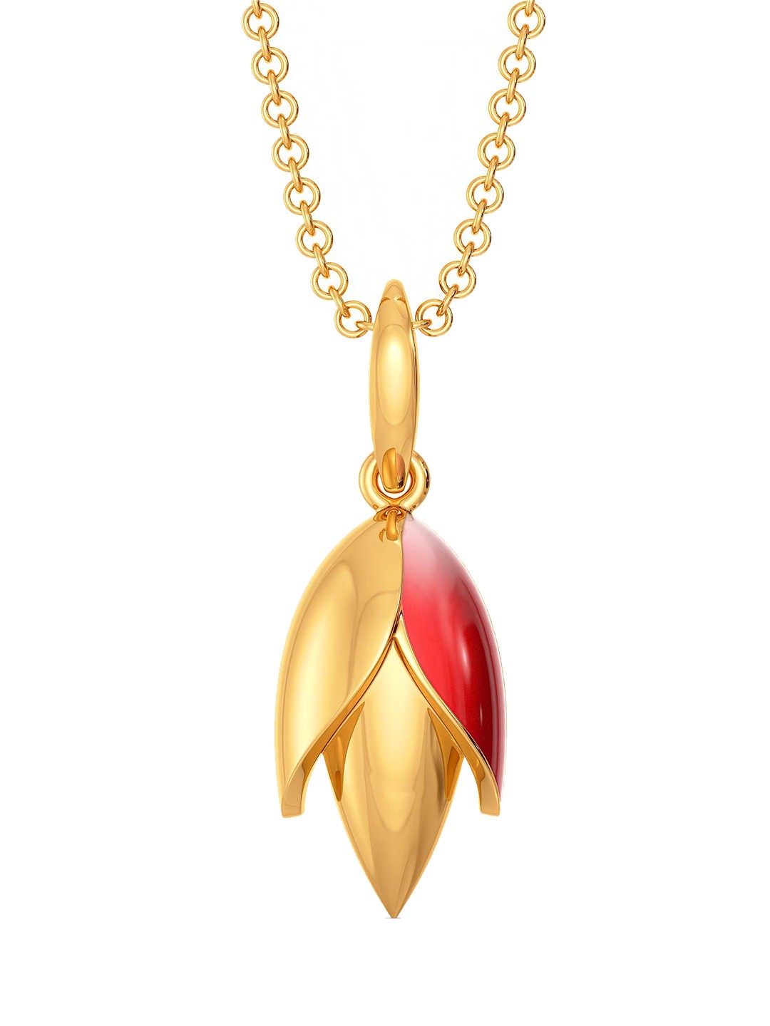

MELORRA Lobster Claws 18KT Gold Pendant, Yellow