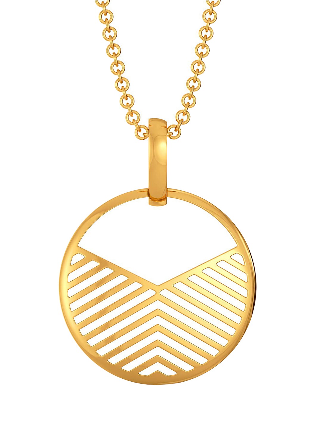 

MELORRA See Through 18KT Gold Circular Shaped Pendant