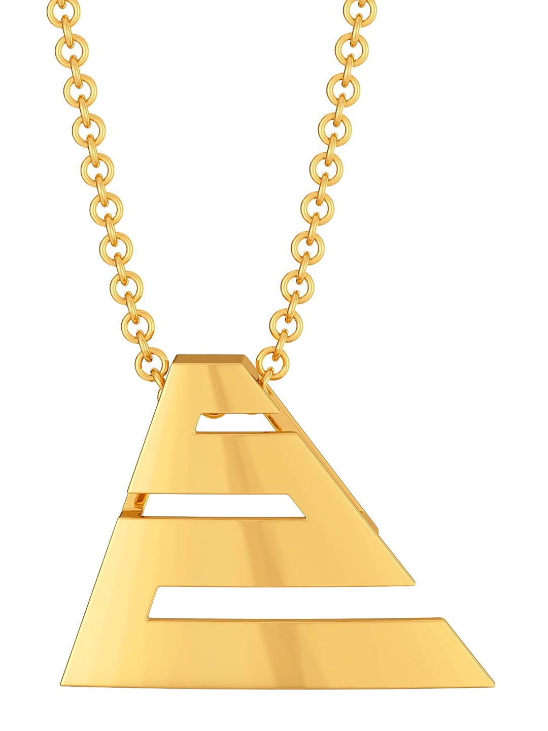

MELORRA Madame Glam 18KT Gold Geometric Shaped Pendant