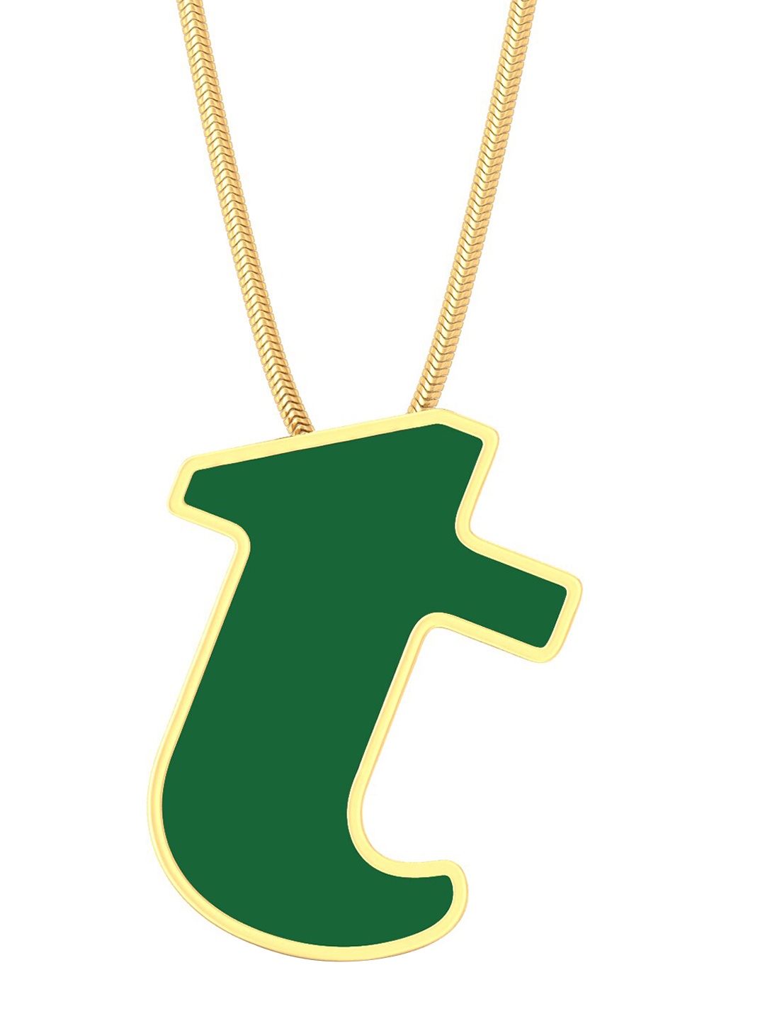 

MELORRA Trendsetter 18KT Gold Pendant, Green