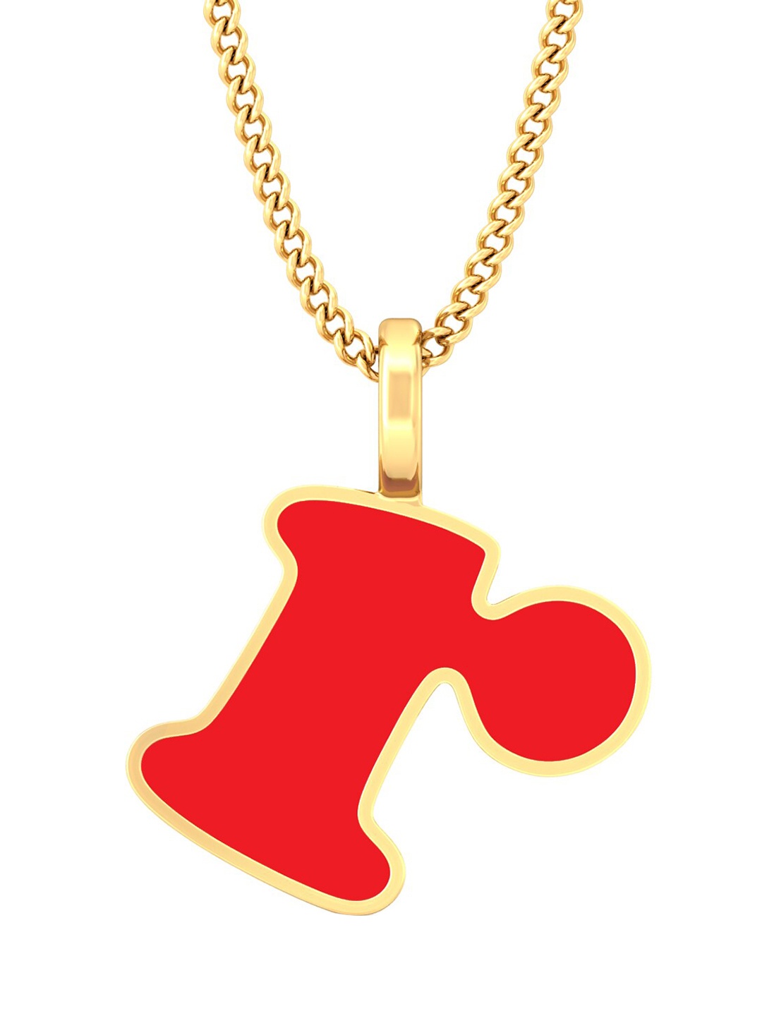 

MELORRA Rise & Shine 18KT Enamelled Gold Pendant, Red