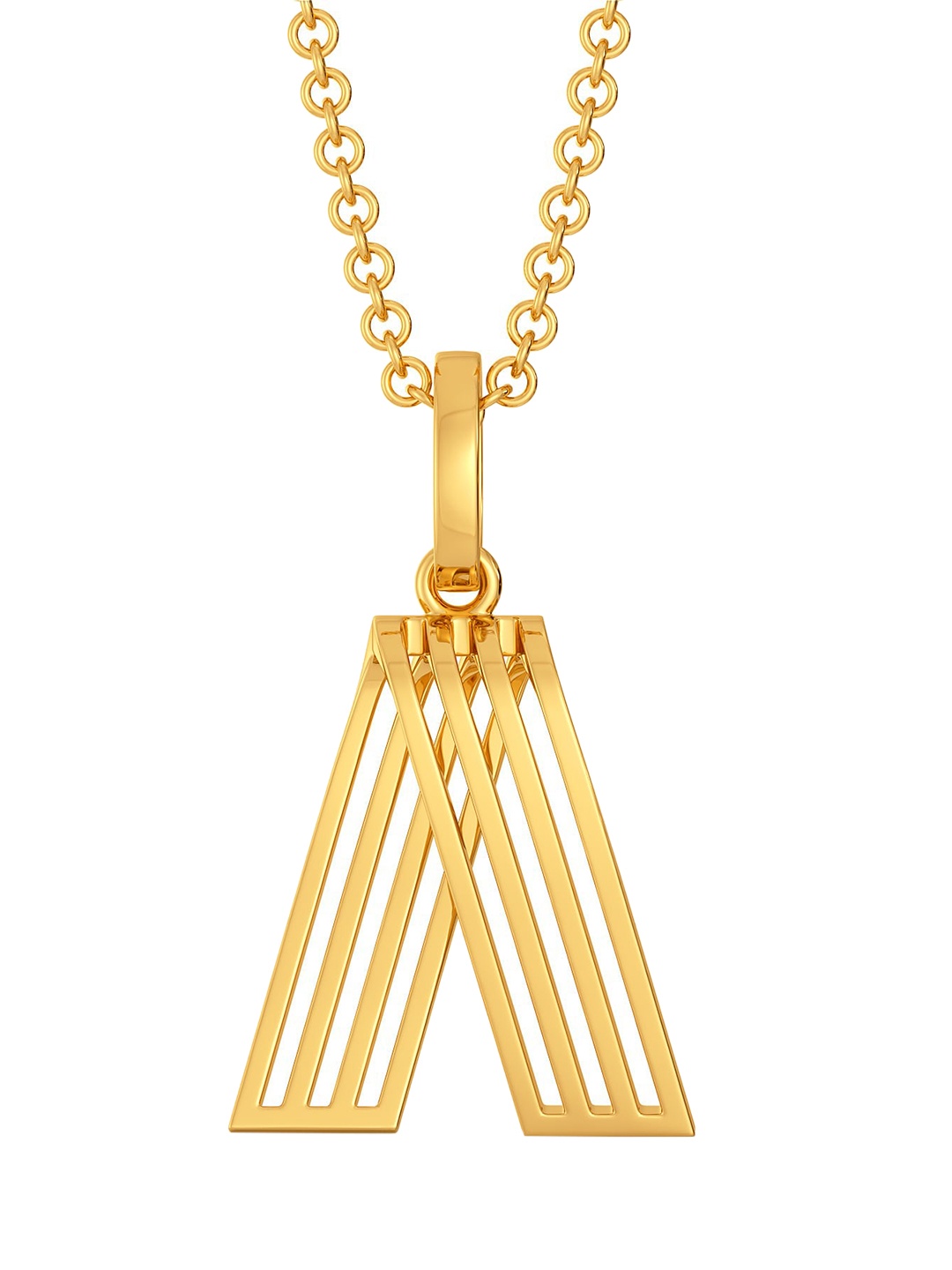 

MELORRA 18KT Yellow Gold Gold Gowns Pendant