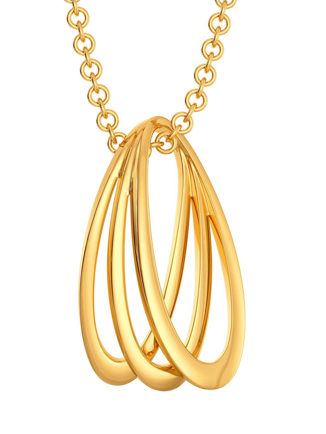 

MELORRA 18K Gold Volume Vision Gold Pendant