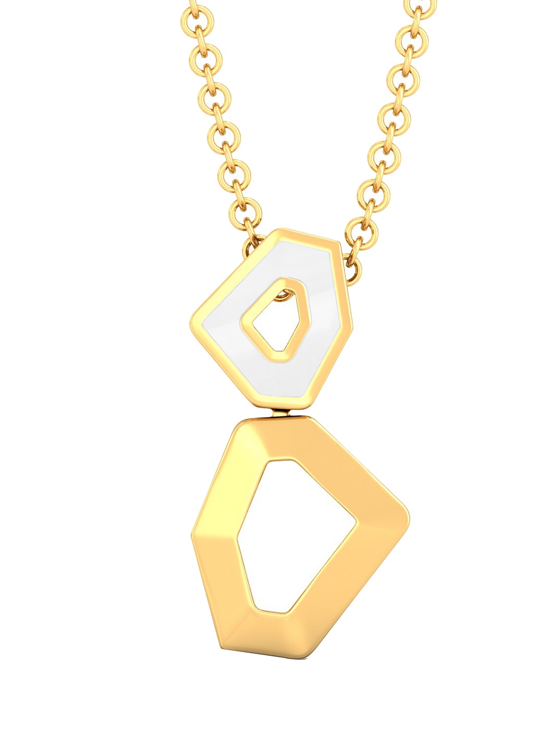 

MELORRA White Water Waltz 18KT Gold Pendant