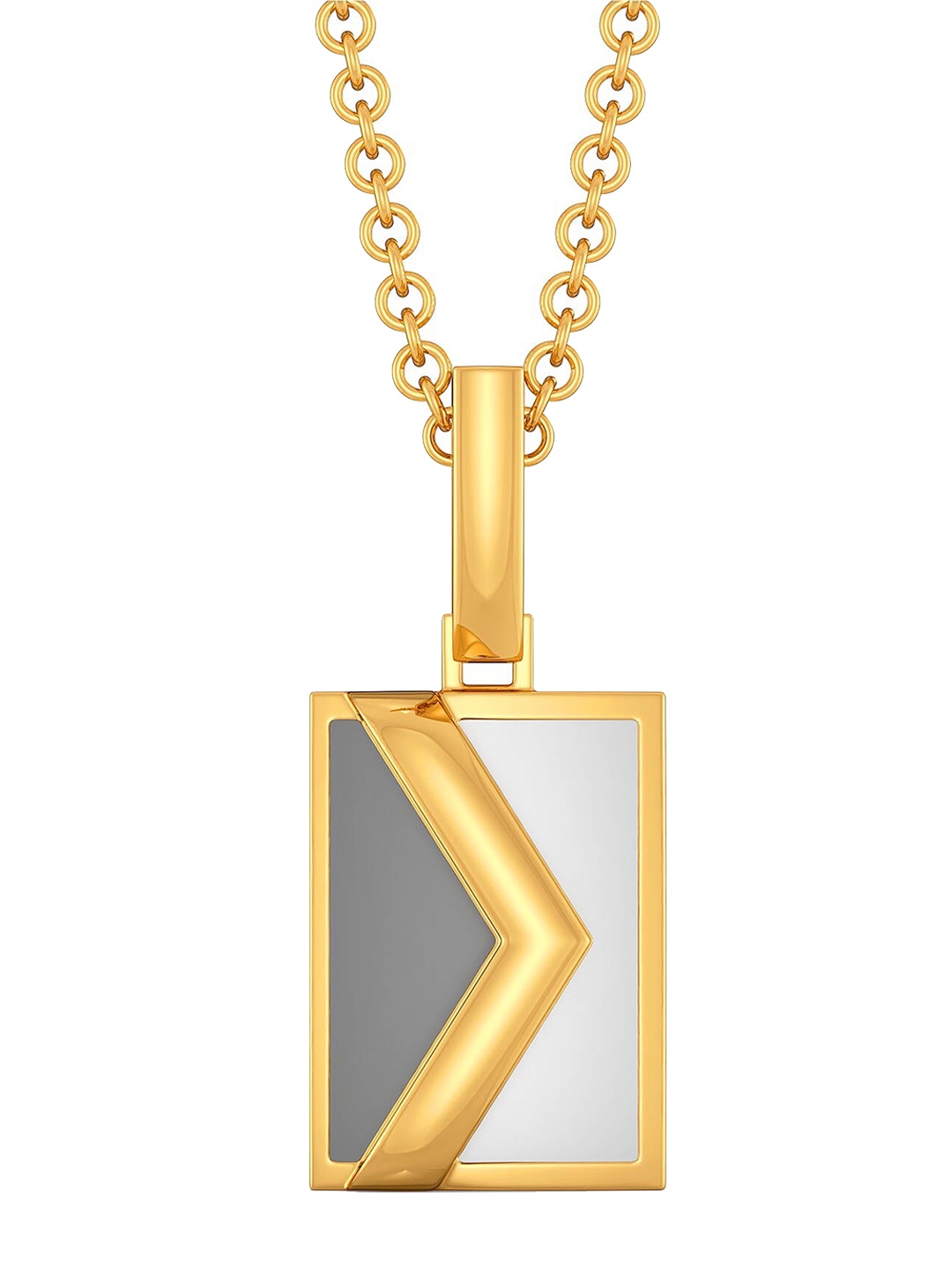 

MELORRA 18KT Gold Monday Greys Gold Pendant