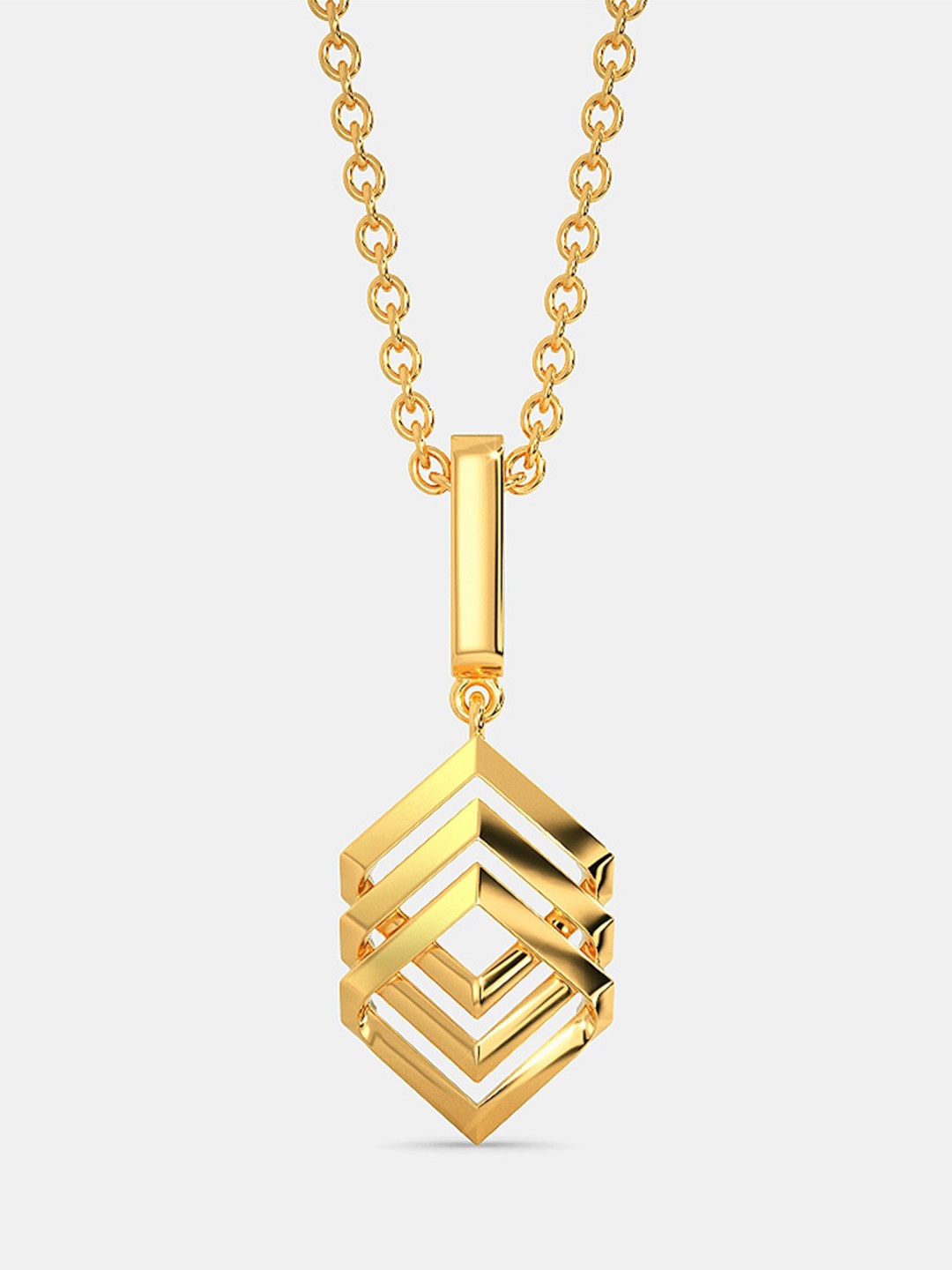 

MELORRA French Suave 18KT Gold Pendant, Yellow