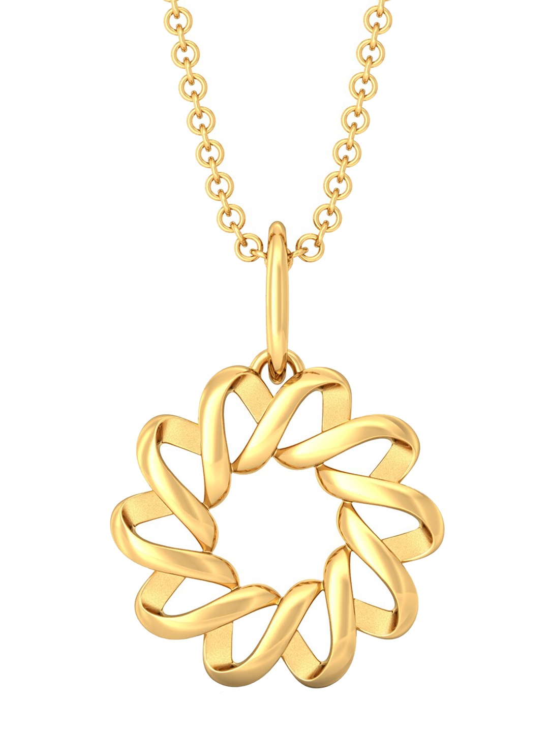 

MELORRA Spiral Goes Viral 18KT Gold Pendant