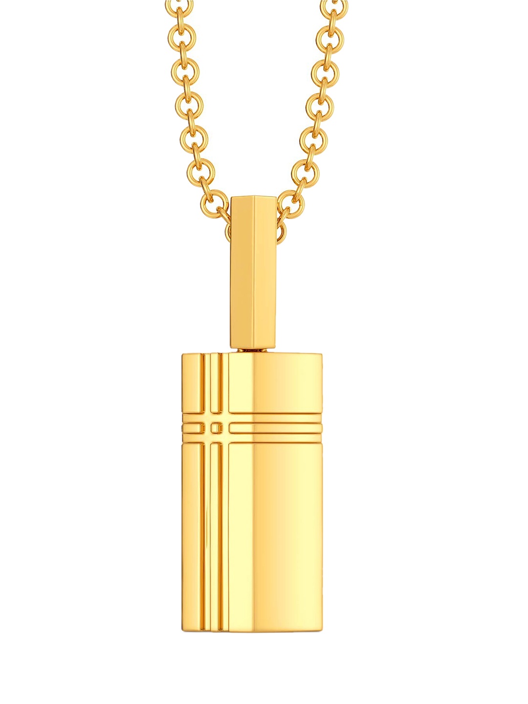 

MELORRA Plaid to Plot 18KT Gold Pendant
