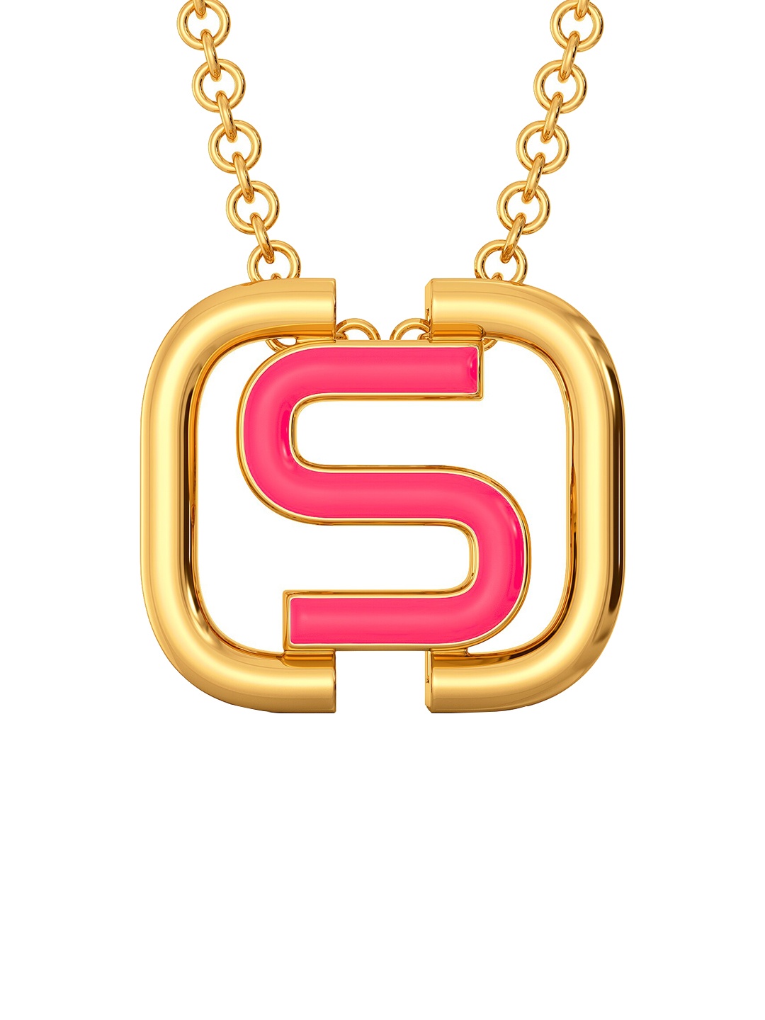 

MELORRA Subtle Mattle 18KT Gold Pendant, Yellow