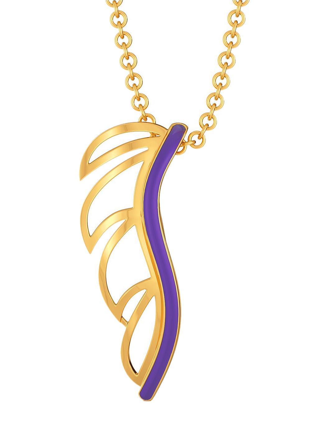 

MELORRA Violet Vibes 18KT Gold Pendant