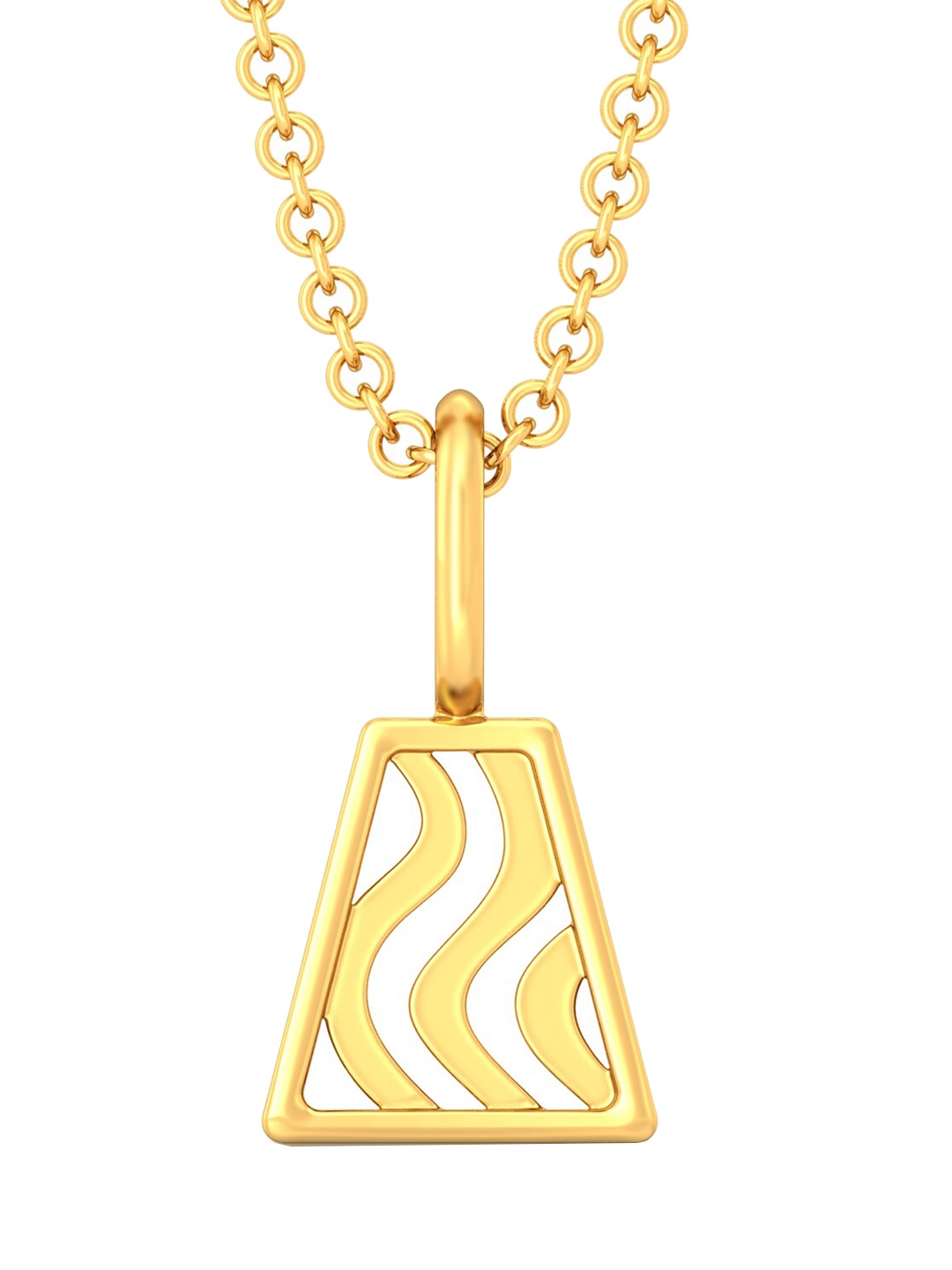 

MELORRA Trapeze 18KT Gold Pendant