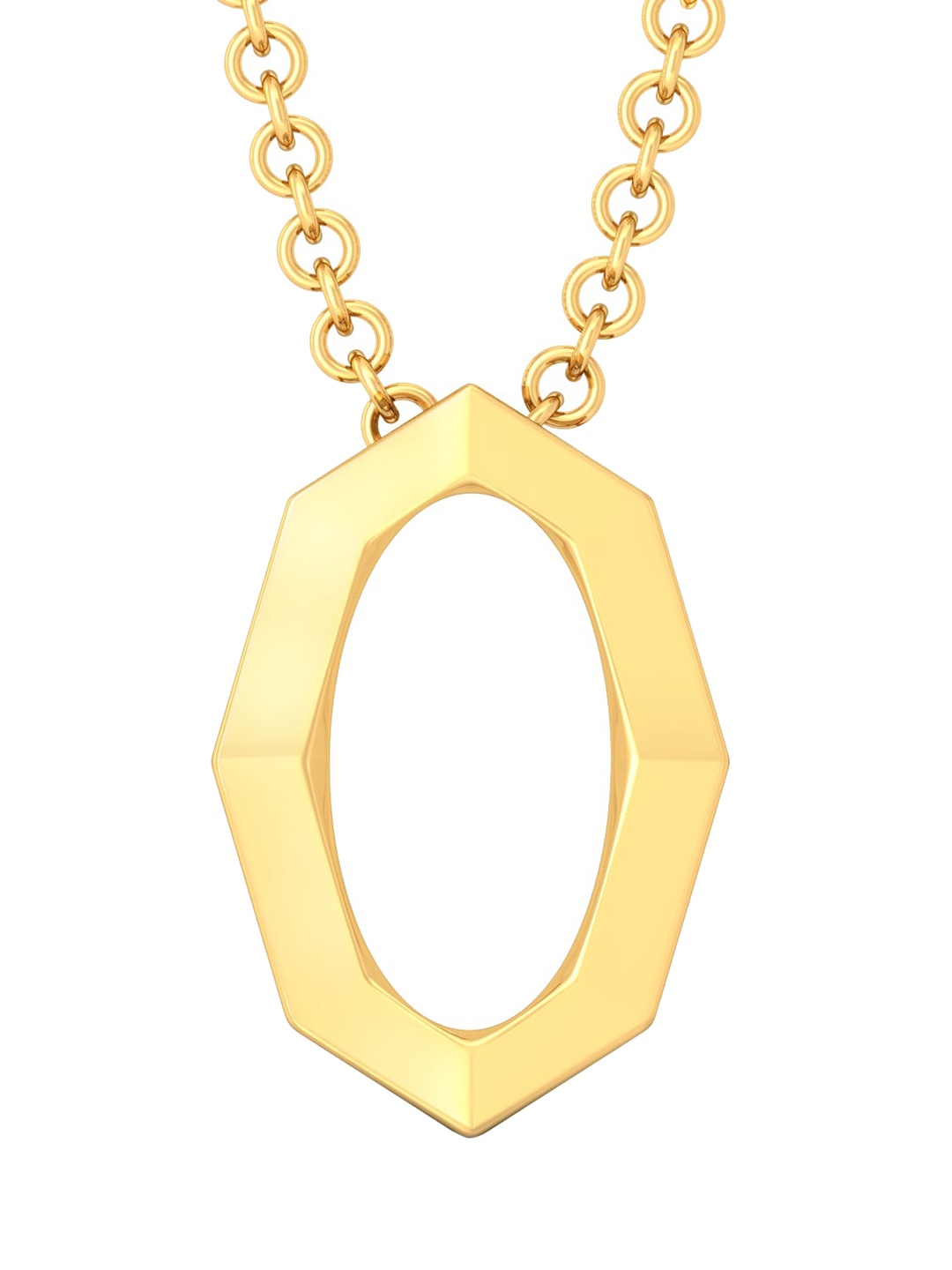 

MELORRA Cool Currents 18KT Gold Pendant, Yellow