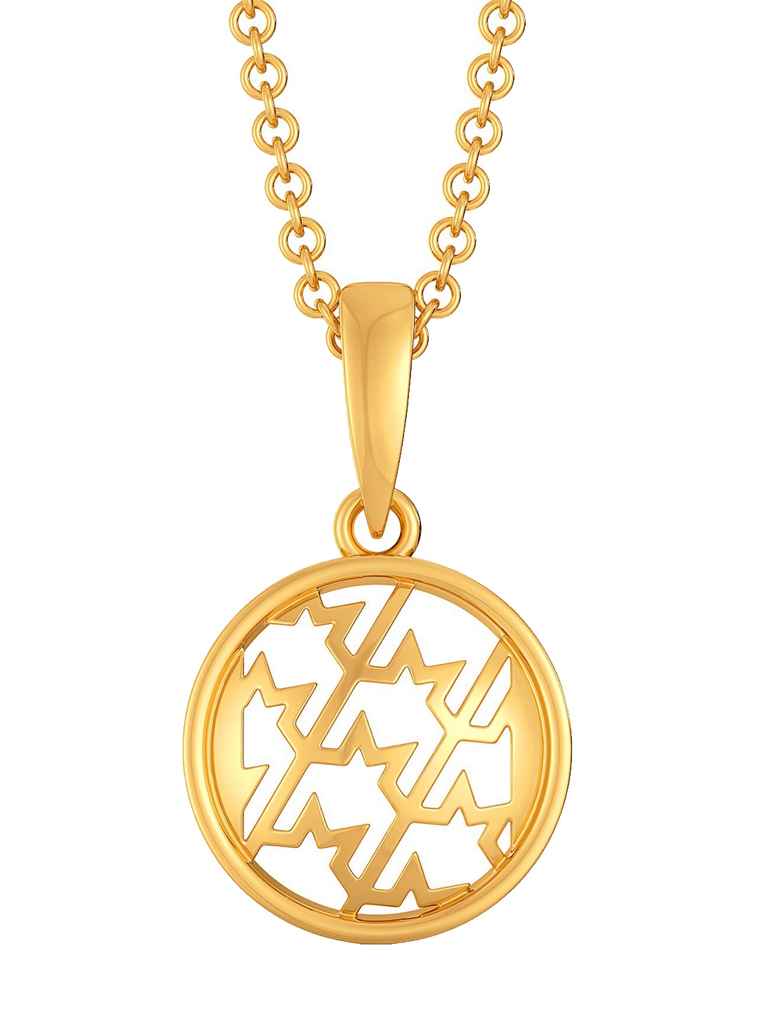 

MELORRA Tweed Staples 18KT Gold Pendants