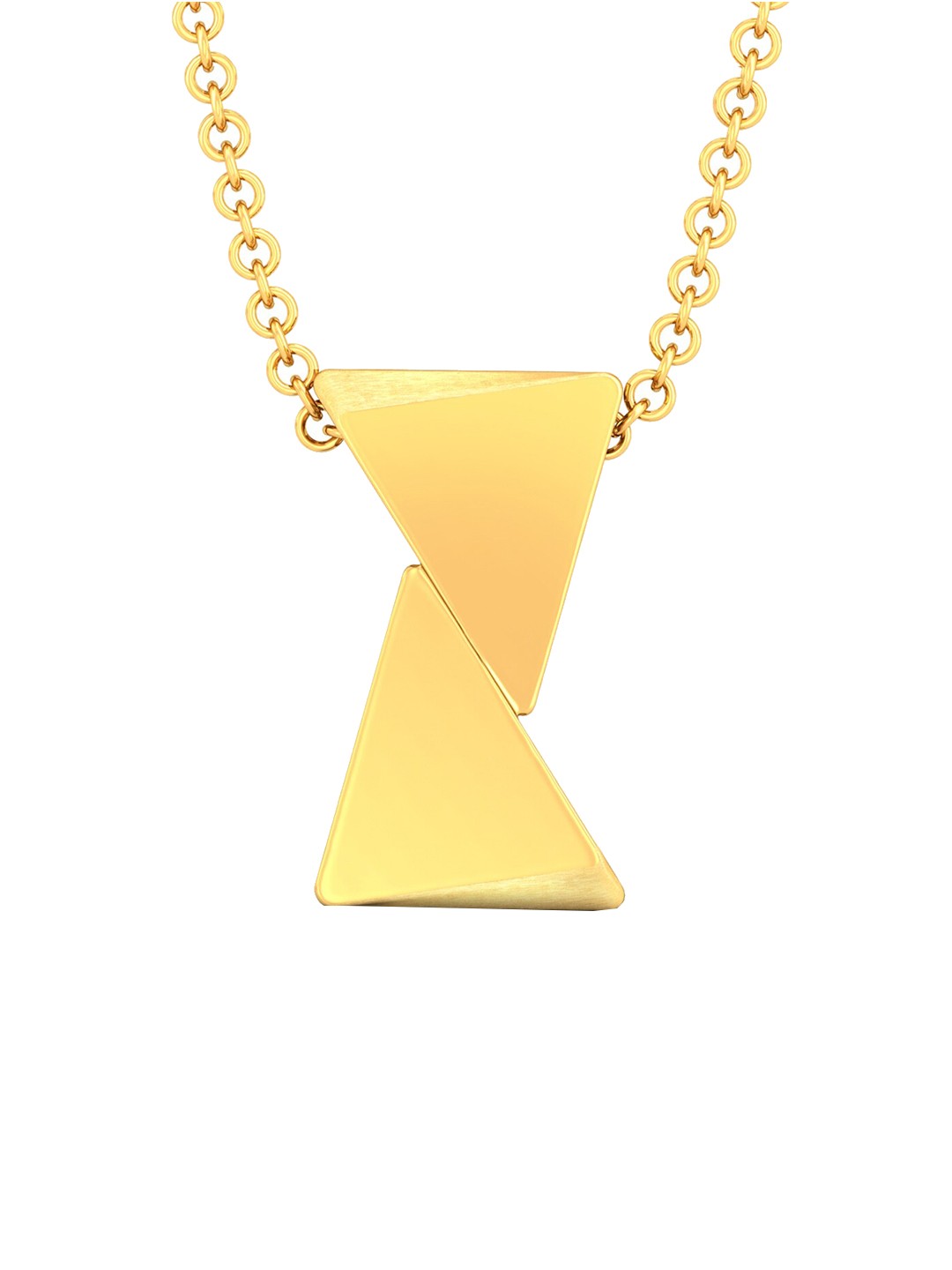 

MELORRA Double Tringles 18KT Gold Pendant, Yellow