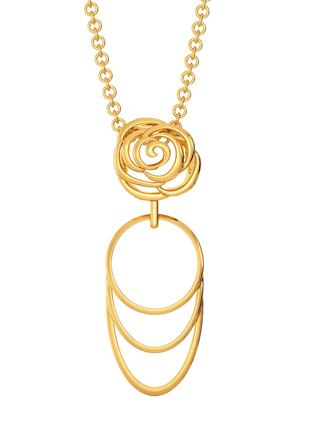 

MELORRA Blazing Blossom 18KT Gold Pendant