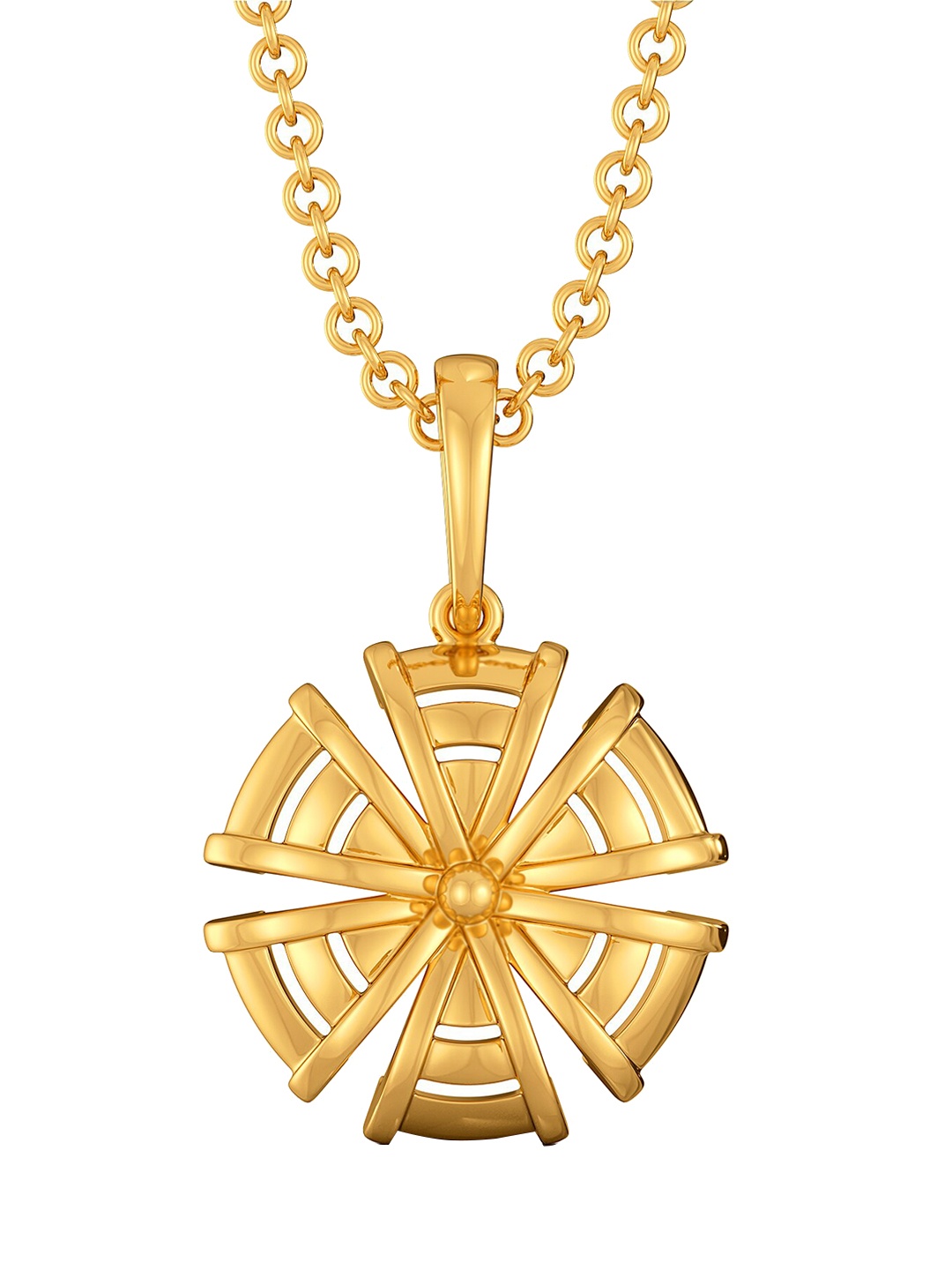 

MELORRA Raffia Refresh 18KT Gold Pendant, Yellow