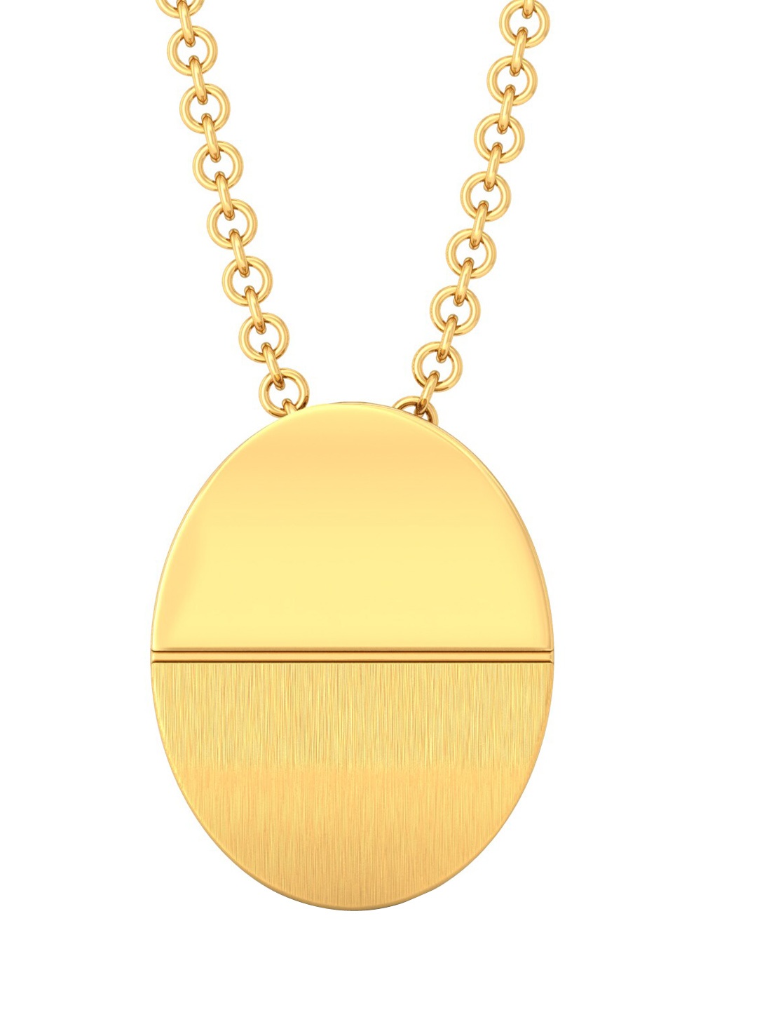 

MELORRA Classic Gold 18KT Gold Pendant, Yellow