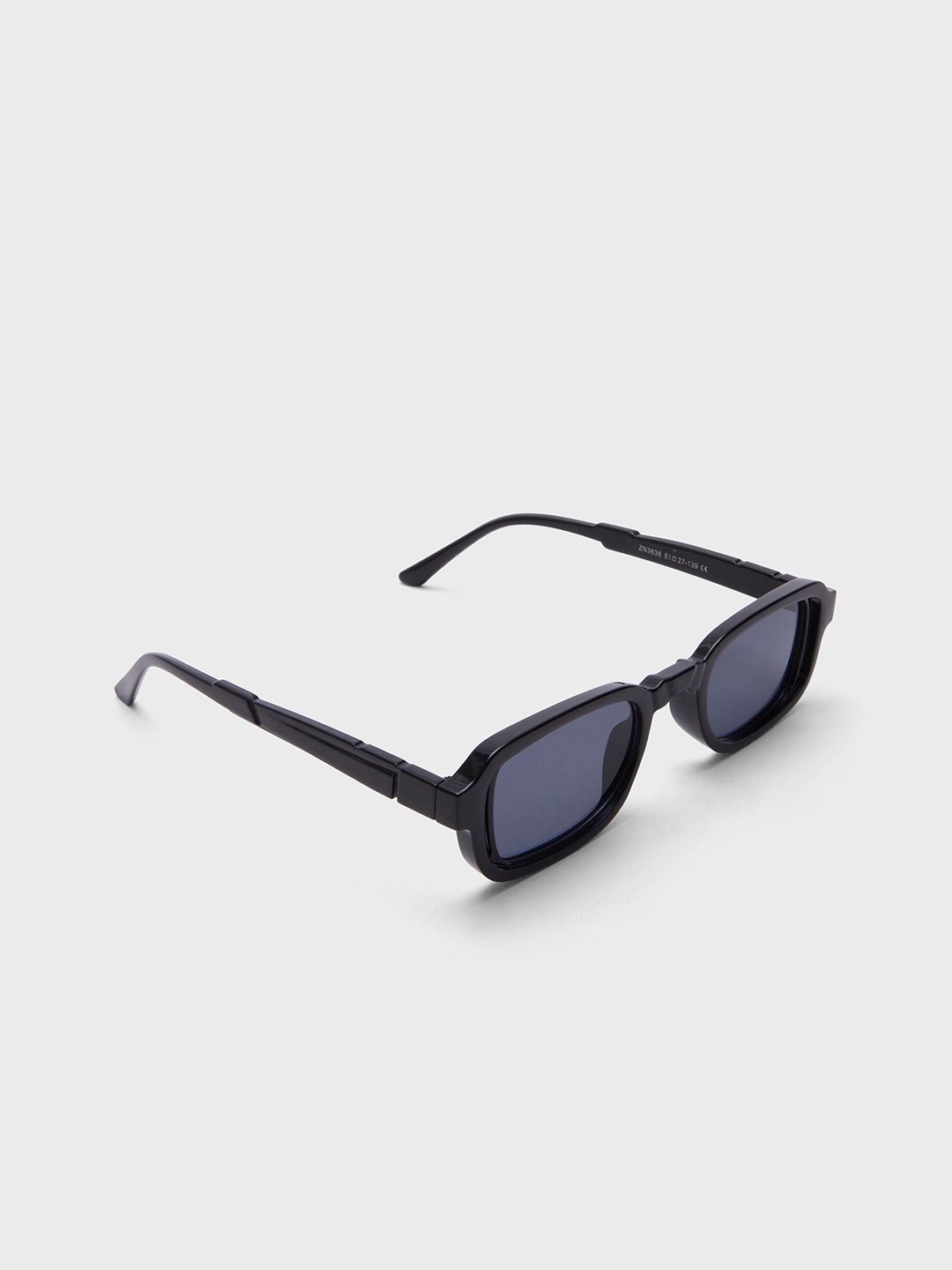 

20Dresses Women Rectangle Acrylic Sunglasses With Regular Lens SG010769, Black