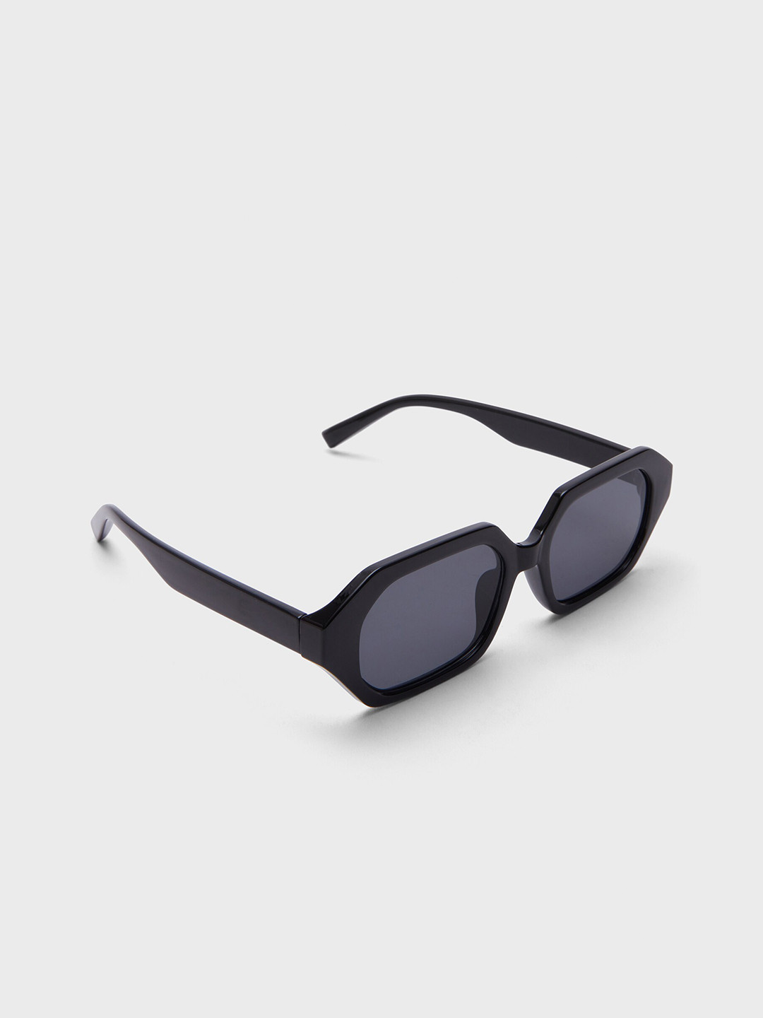 

20Dresses Women Rectangle Acrylic Sunglasses With Regular Lens SG010744, Black