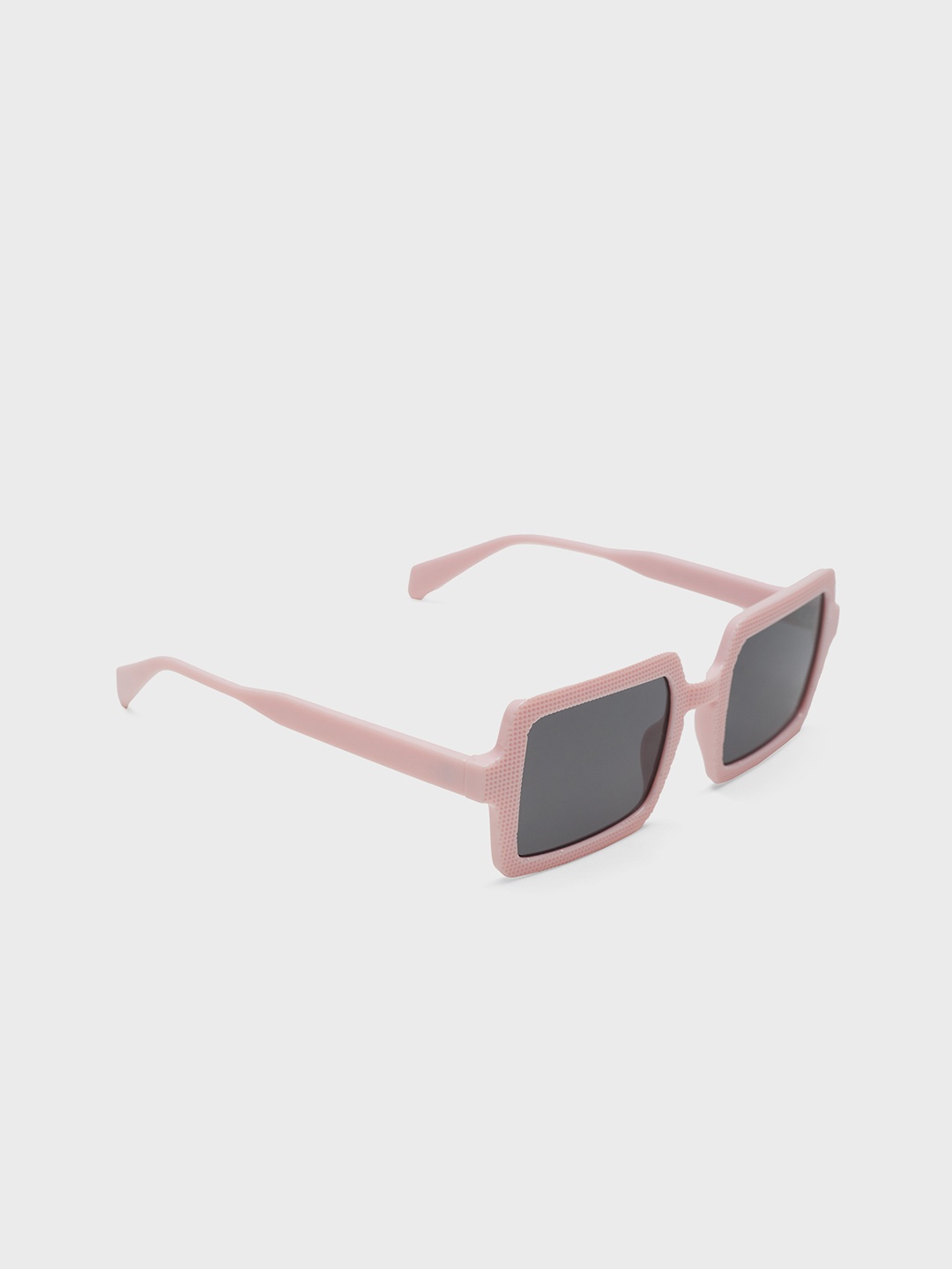 

20Dresses Women Rectangle Textured Acrylic Sunglasses With Regular Lens SG010788, Pink