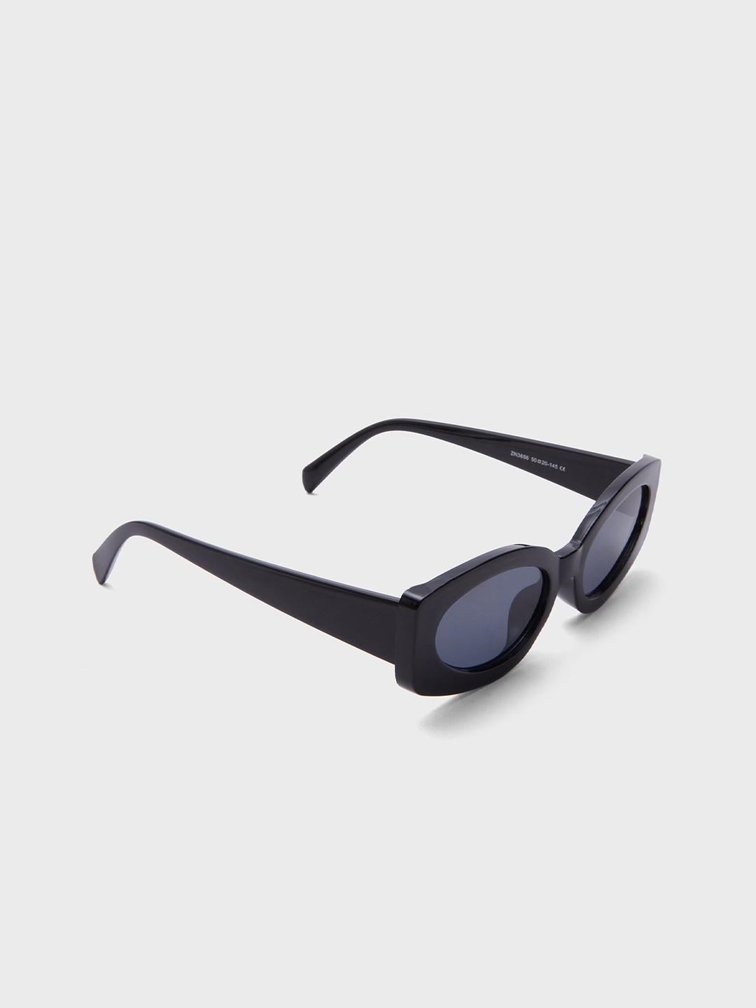 

20Dresses Women Oval Acrylic Sunglasses With Regular Lens SG010773, Black