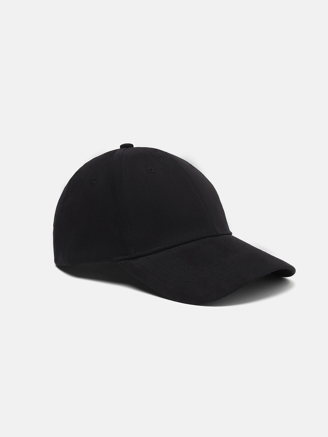 

Cultsport Brand Logo Printed Pure Cotton Adjustable Baseball Sports Cap, Black