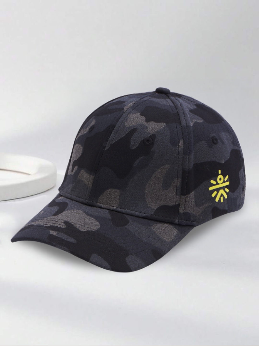 

CULT Unisex Cotton Camouflage Adjustable Sports Cap, Grey