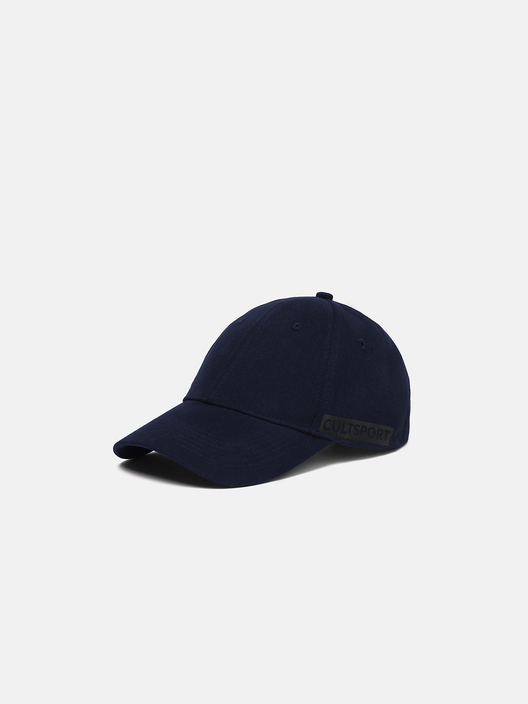 

Cultsport Brand Logo Printed Pure Cotton Adjustable Baseball Sports Cap, Navy blue