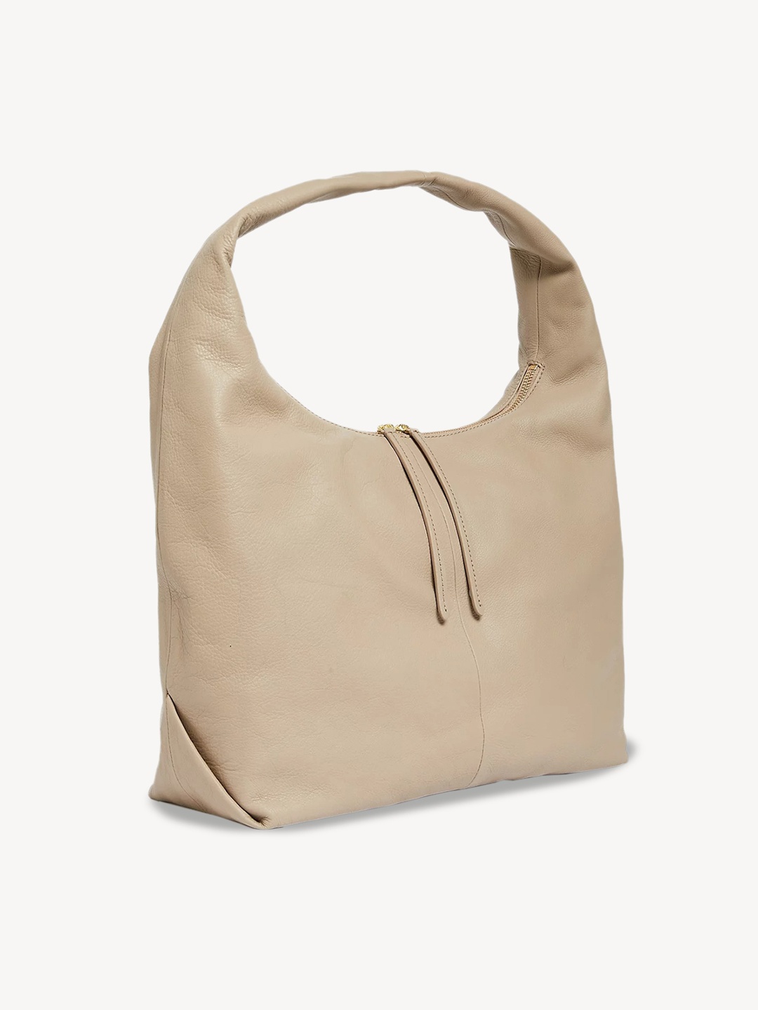 

Marks & Spencer Leather Oversized Half Moon Hobo Bag, Nude