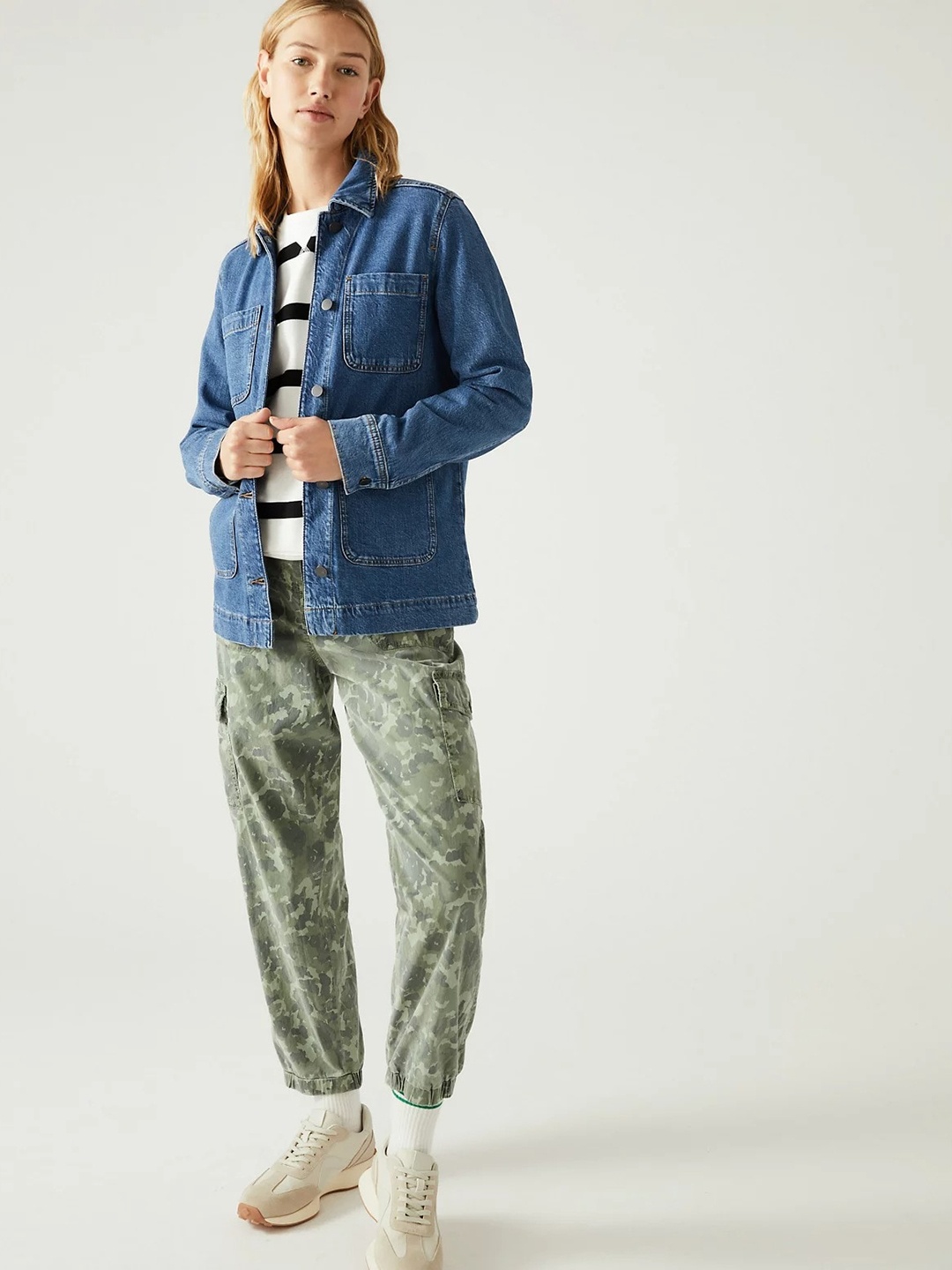 

Marks & Spencer Lightweight Denim Jacket, Blue