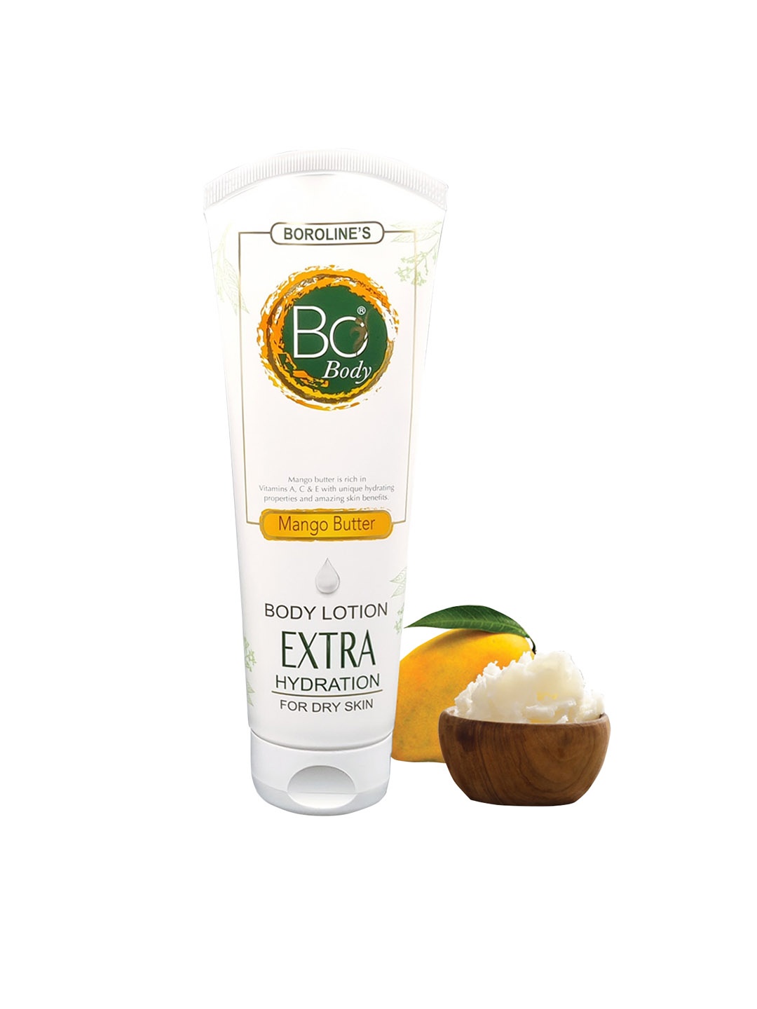 

BOROLINE Extra Hydration Bo Body Lotion With Mango Butter For Dry Skin - 250ml, White