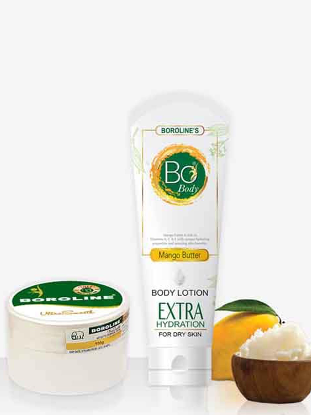 

BOROLINE Set Of Extra Hydration Bo Body Lotion & Ultrasmooth Night Cream, White