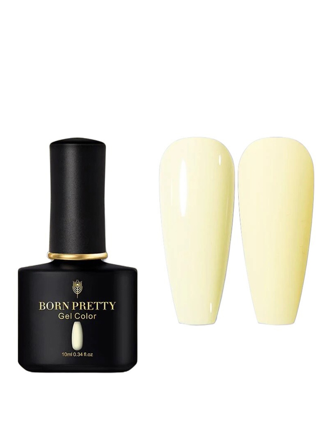 

BORN PRETTY Black Spar Glossy & Matte UV LED Color Gel Nail Polish 10ml - Shade BP114, Yellow