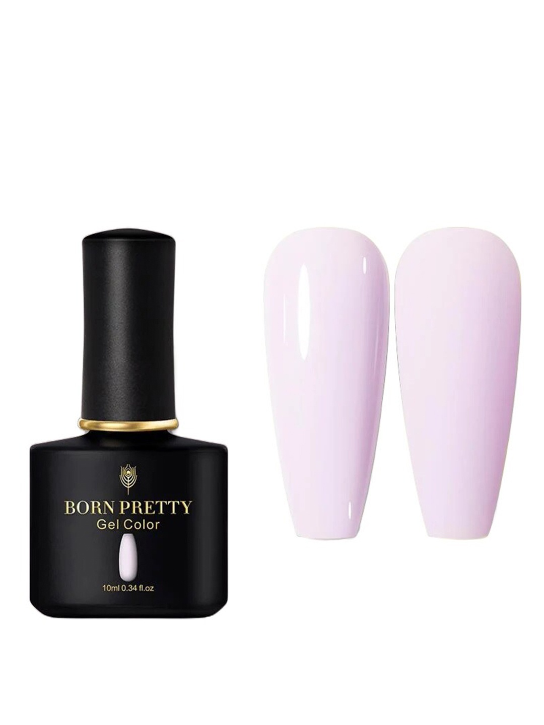 

BORN PRETTY Black Spar Series Glossy UV LED Color Gel Nail Polish 10ml- Shade BP116, White