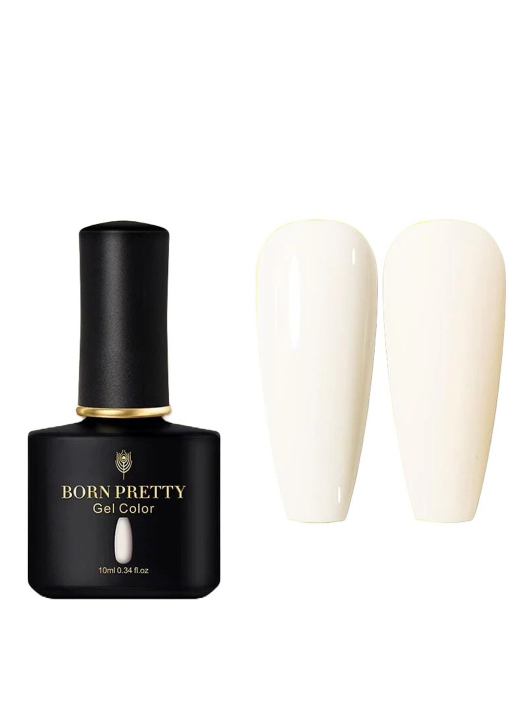

BORN PRETTY Black Spar Glossy & Matte UV LED Color Gel Nail Polish 10ml - BP128
